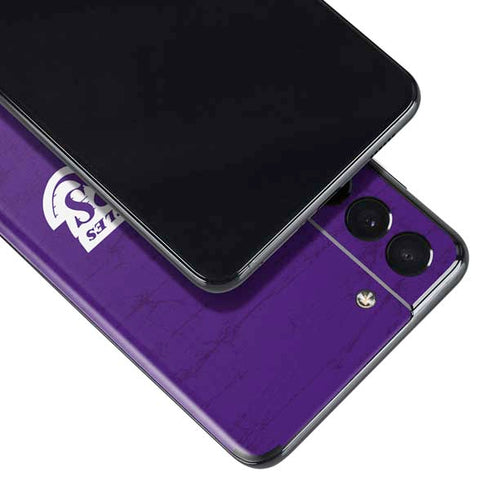 NBA Los Angeles Lakers Purple Primary Logo Galaxy S21 Plus 5G Skin